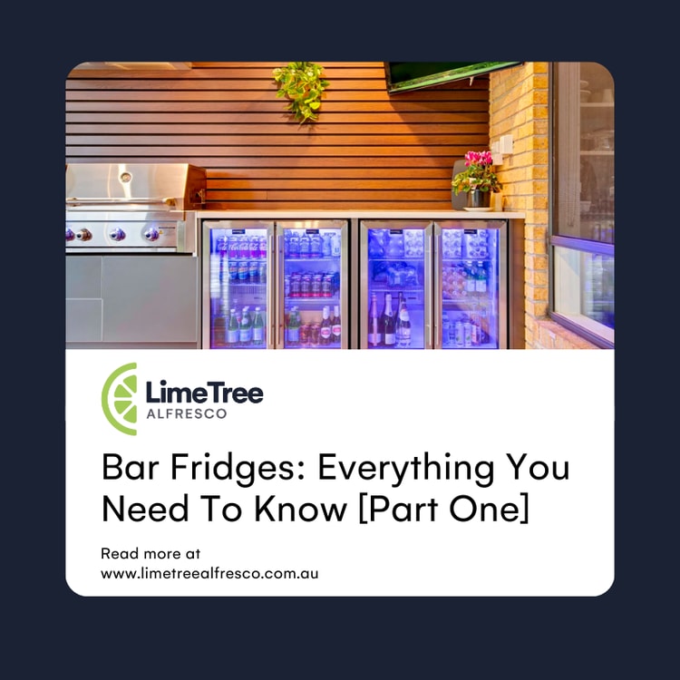 A sign that says bar fridges everything you need to know part one