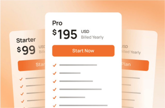 A pricing sheet with a price tag on it