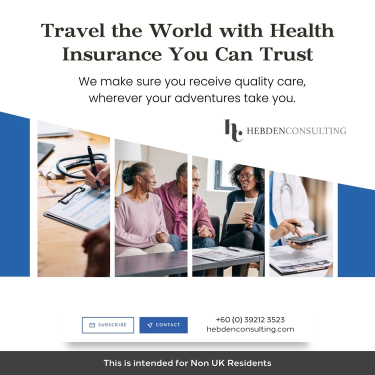 A flyer for a health consulting company