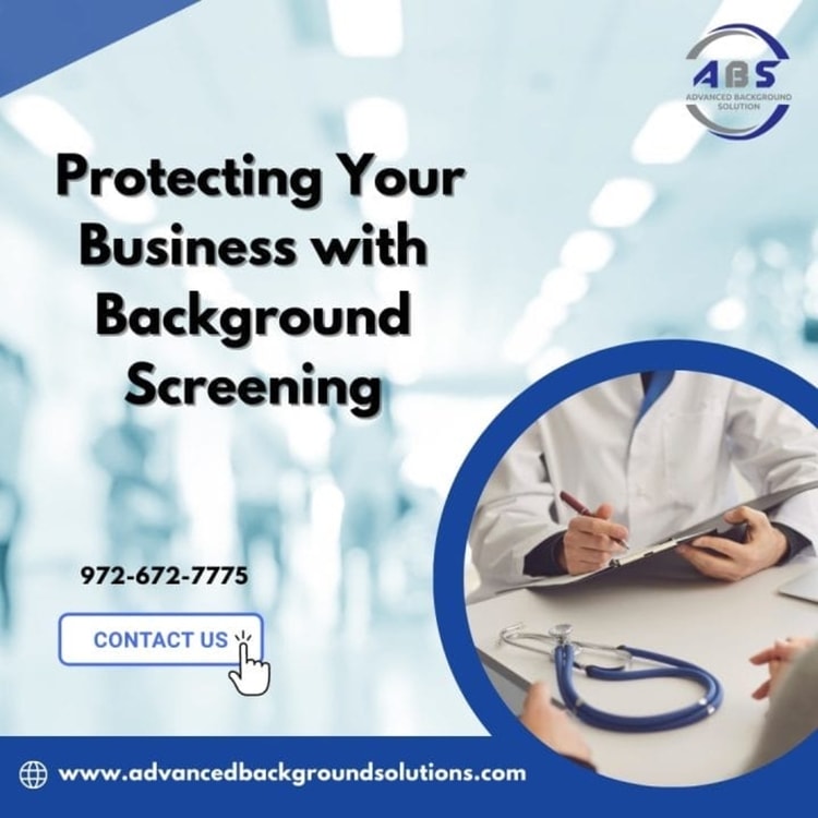 A flyer for a business with a doctor and a stethoscope