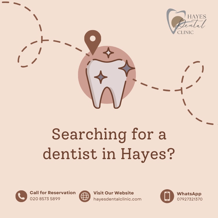 A tooth with a pin on it that says searching for a dentist in hayss