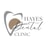 The logo for hayes dental clinic