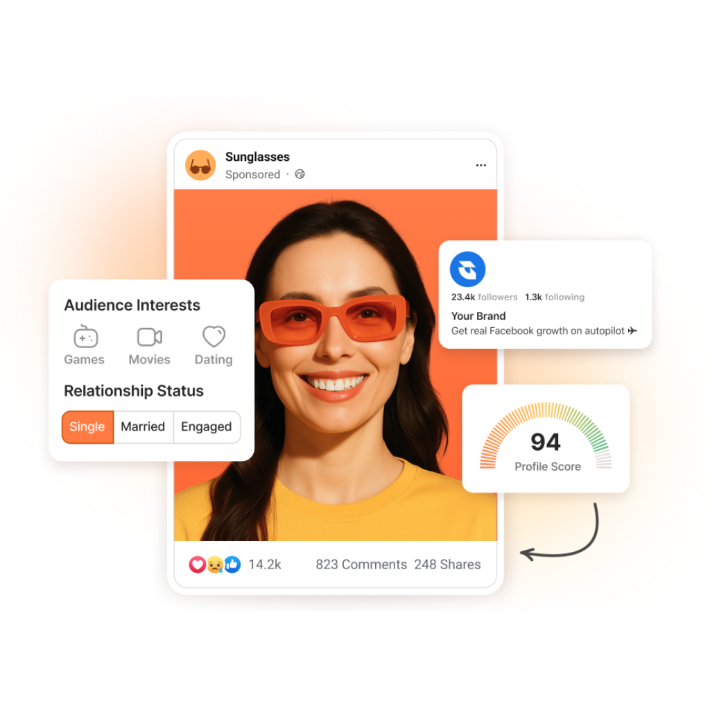 A graphical representation of the features