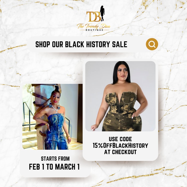 Black History Sale Promotion 