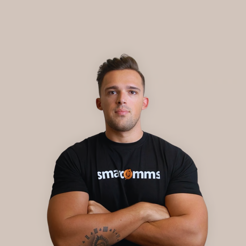 A photo of the Founder & CEO of Smarcomms Henry Earle-A'Hern