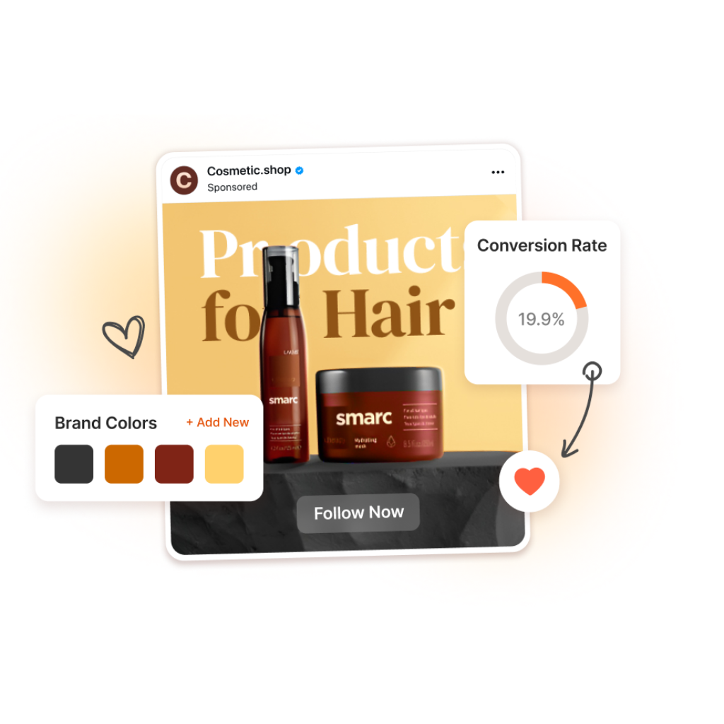 A tablet with a product on top of it