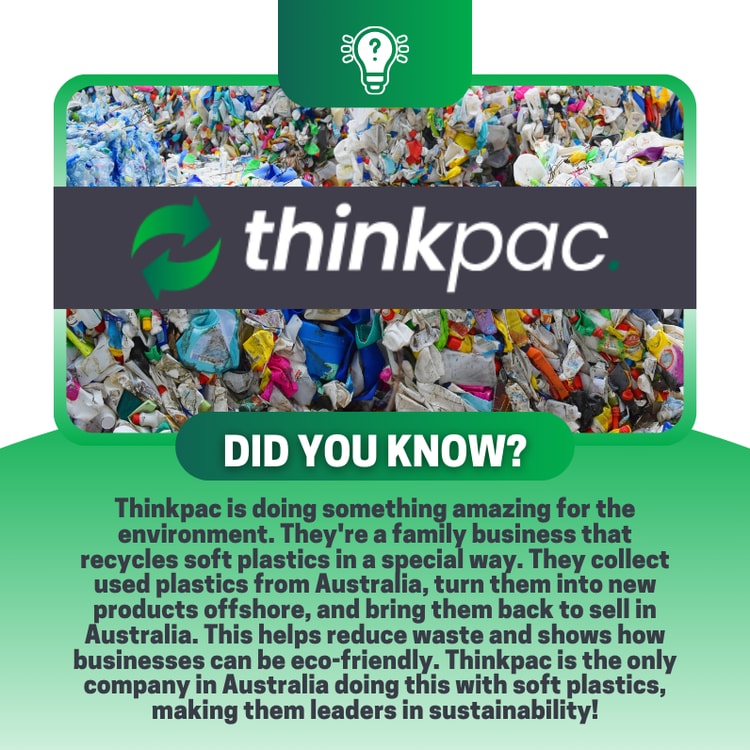 A pile of trash with the words thinkpac on it