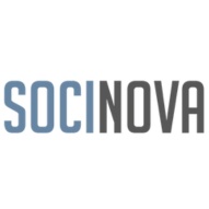 A white background with the word socnova on it