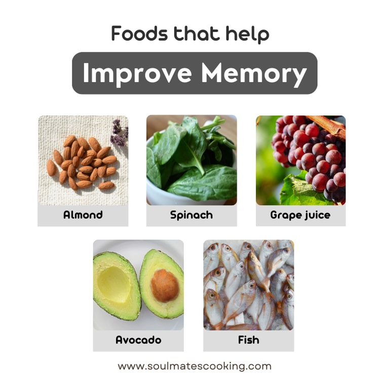 Foods that help improve memory