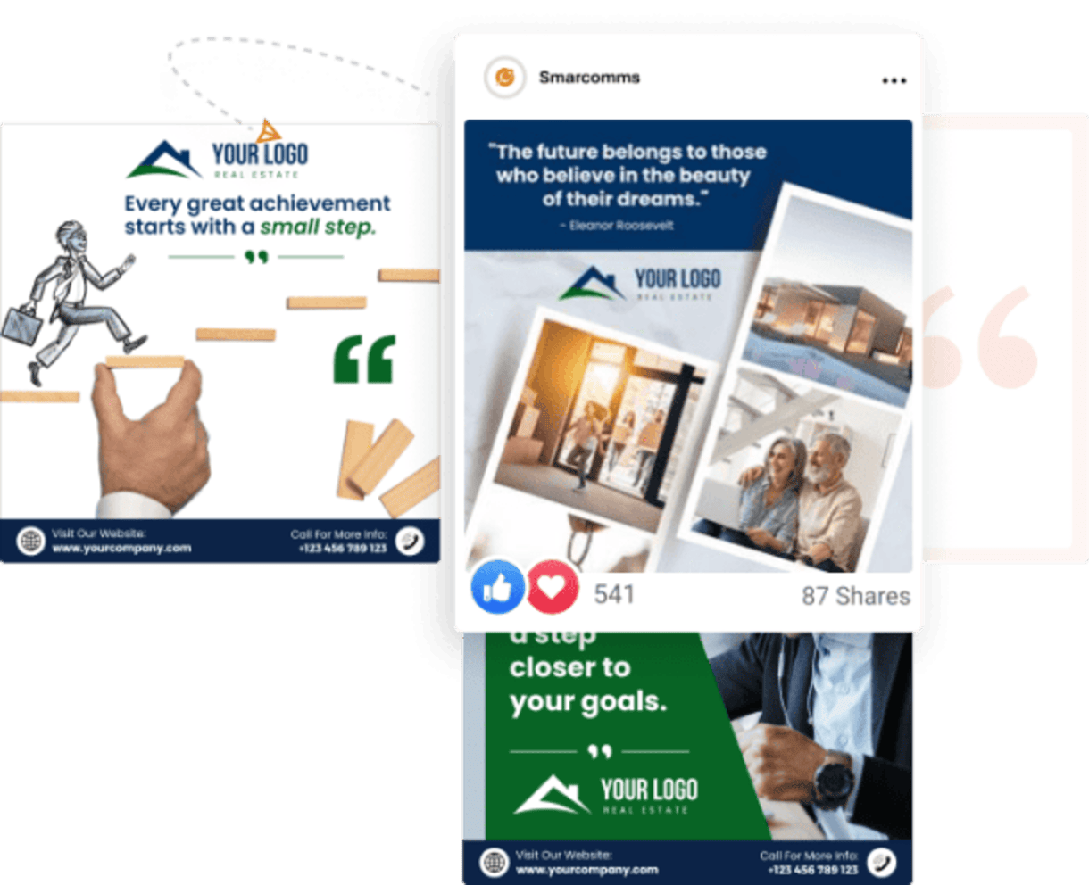 Three mobile screens showing different ways to use the app