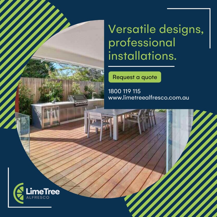 A brochure with a picture of a wooden deck