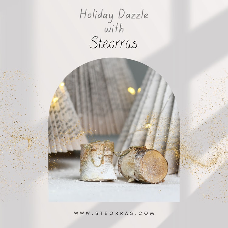 A picture of a holiday scene with a candle