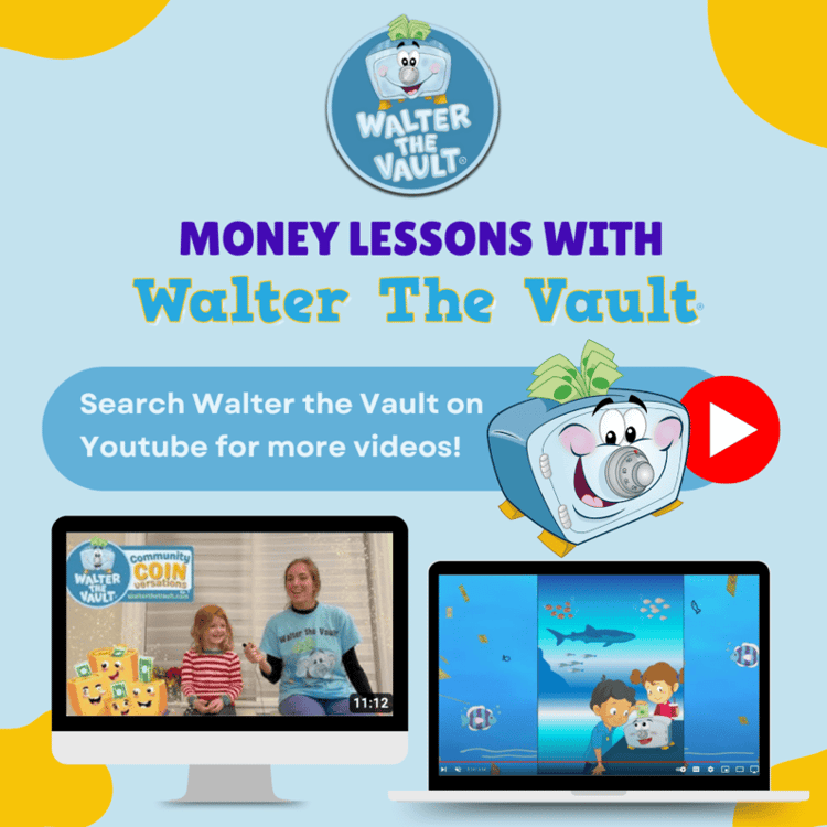 A computer screen with a cartoon character on it