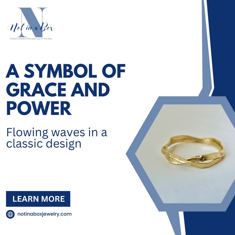 A symbol of grace and power flowing waves in a classic design