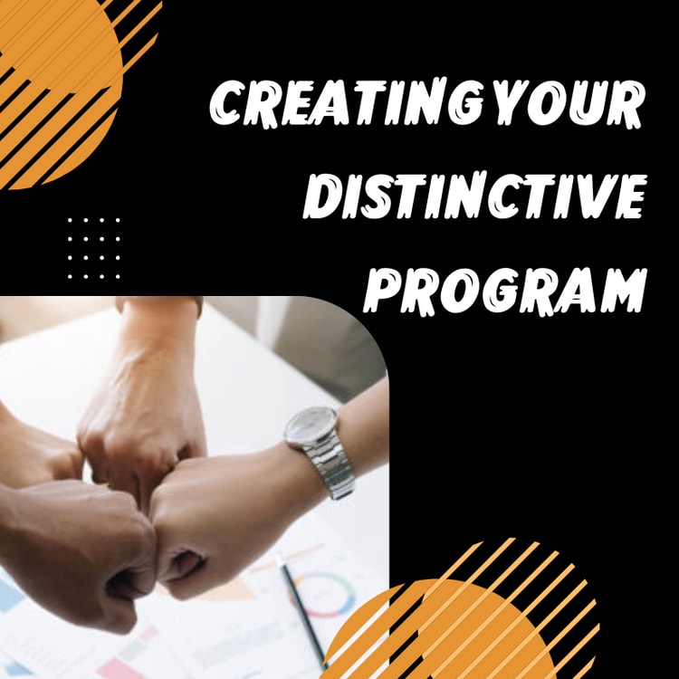 A group of people putting their hands together