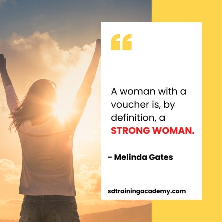 A woman with her arms up in the air