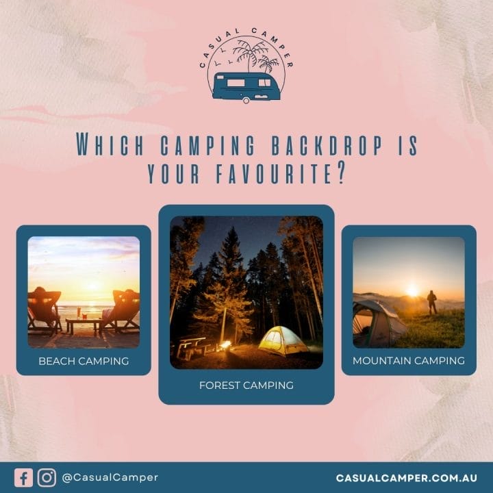 A flyer for a camping camp