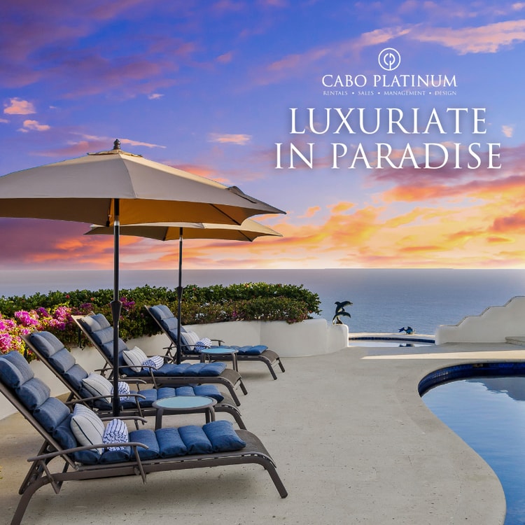 A couple of lawn chairs sitting next to a swimming pool