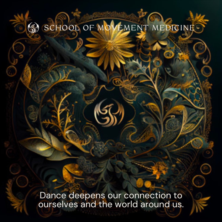 A picture with a quote about dance