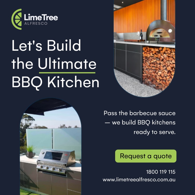 A brochure for a bbq kitchen