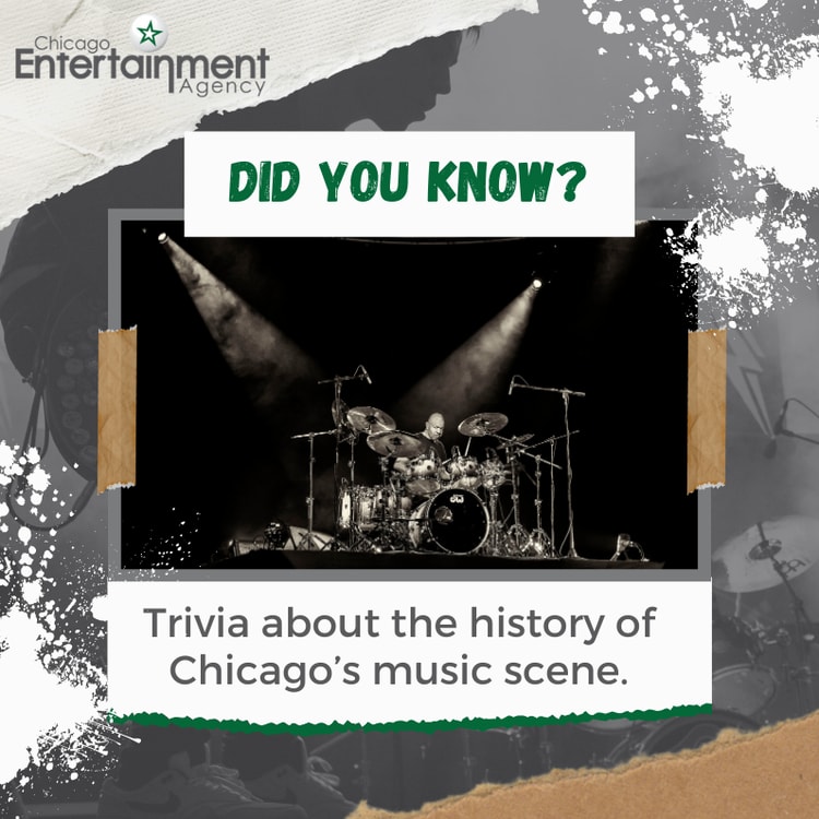 A poster with a picture of a band on it