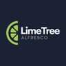 Lime tree logo on a dark background