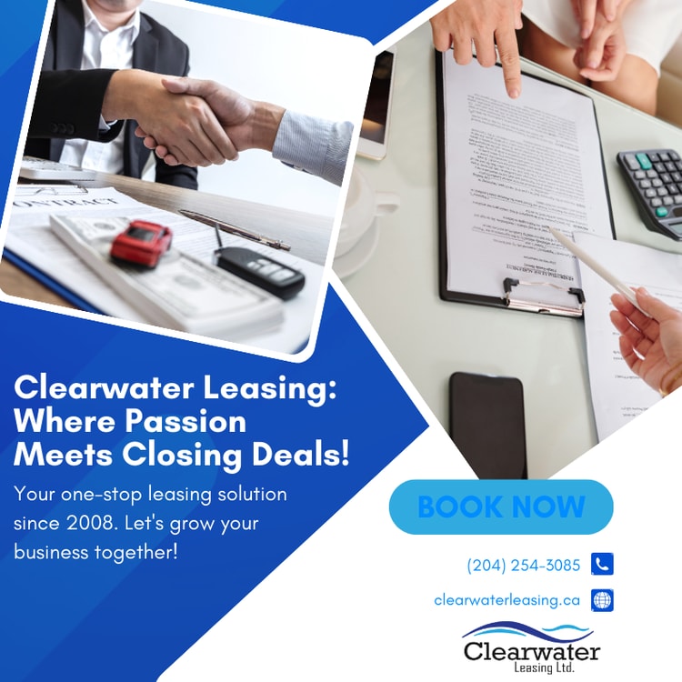 A flyer for a business meeting with two people shaking hands