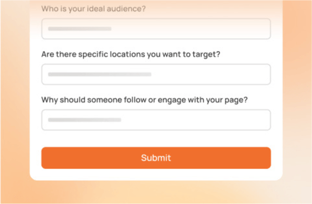 A screen shot of a sign up form