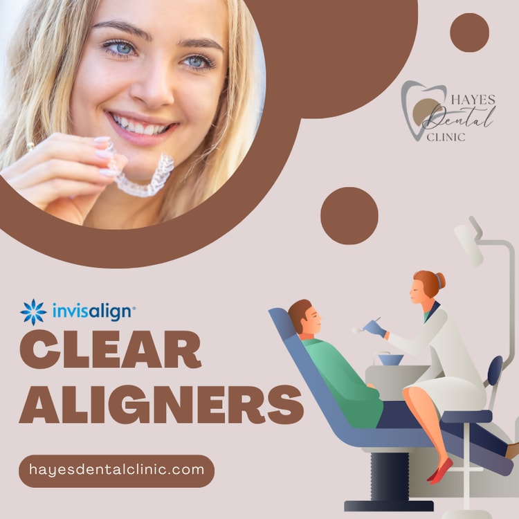 A woman sitting in a dentist chair with a toothbrush in her mouth