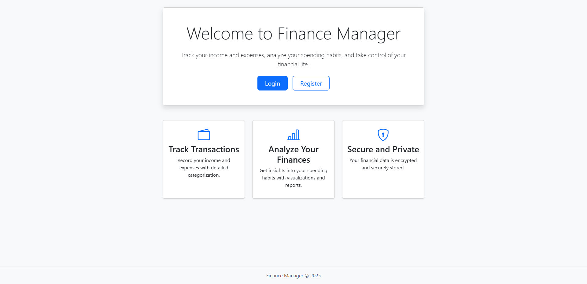 Finance Manager: From Concept to Container