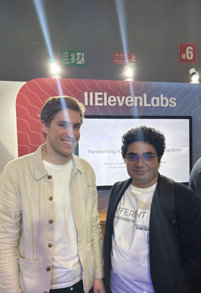 with the Co-Founder of Elevenlabs