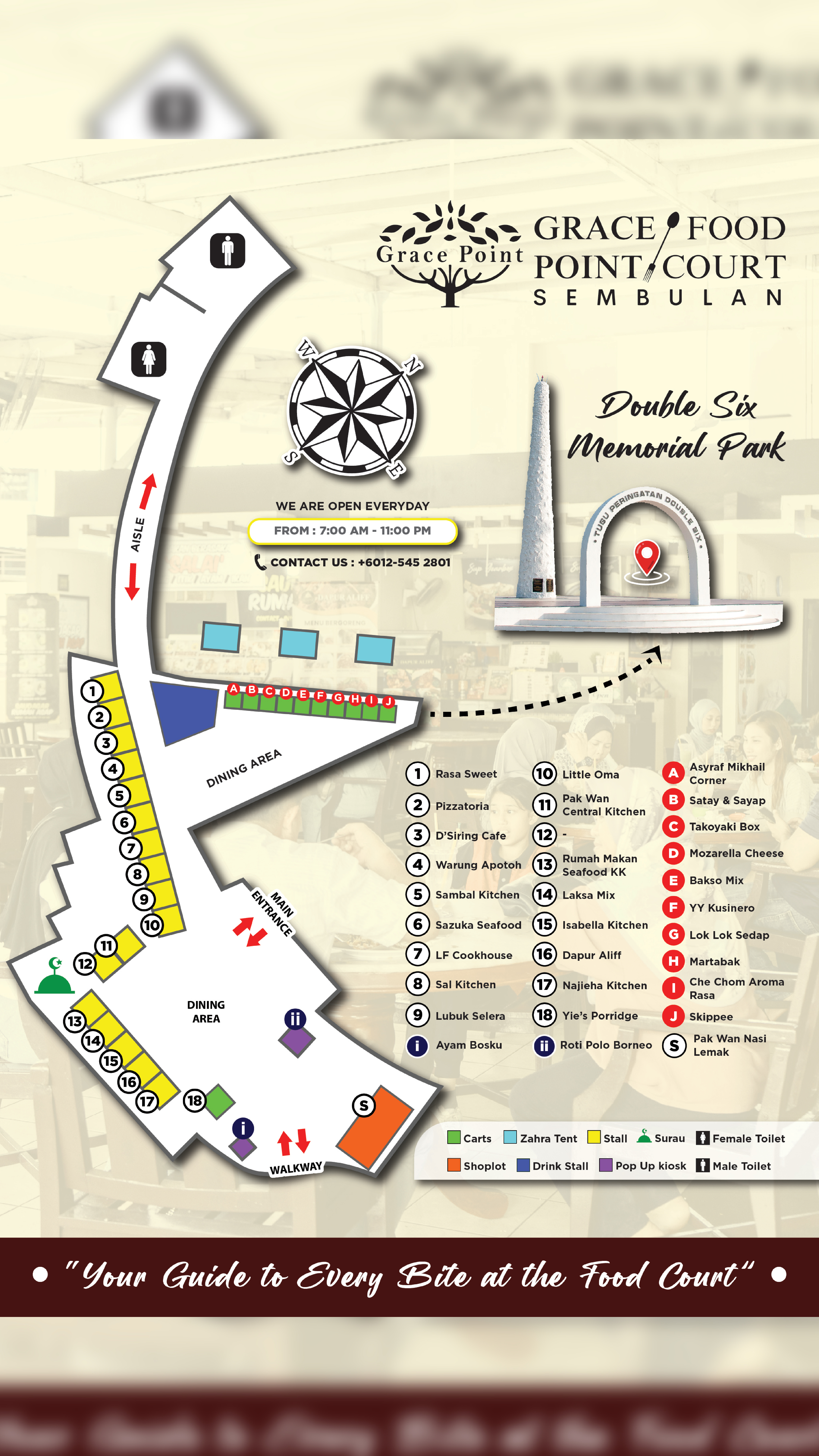 Food Court Map