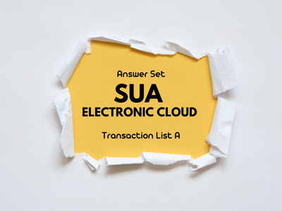 Full set of Accounting Solution for System Understanding Aid Electronic Cloud Version A