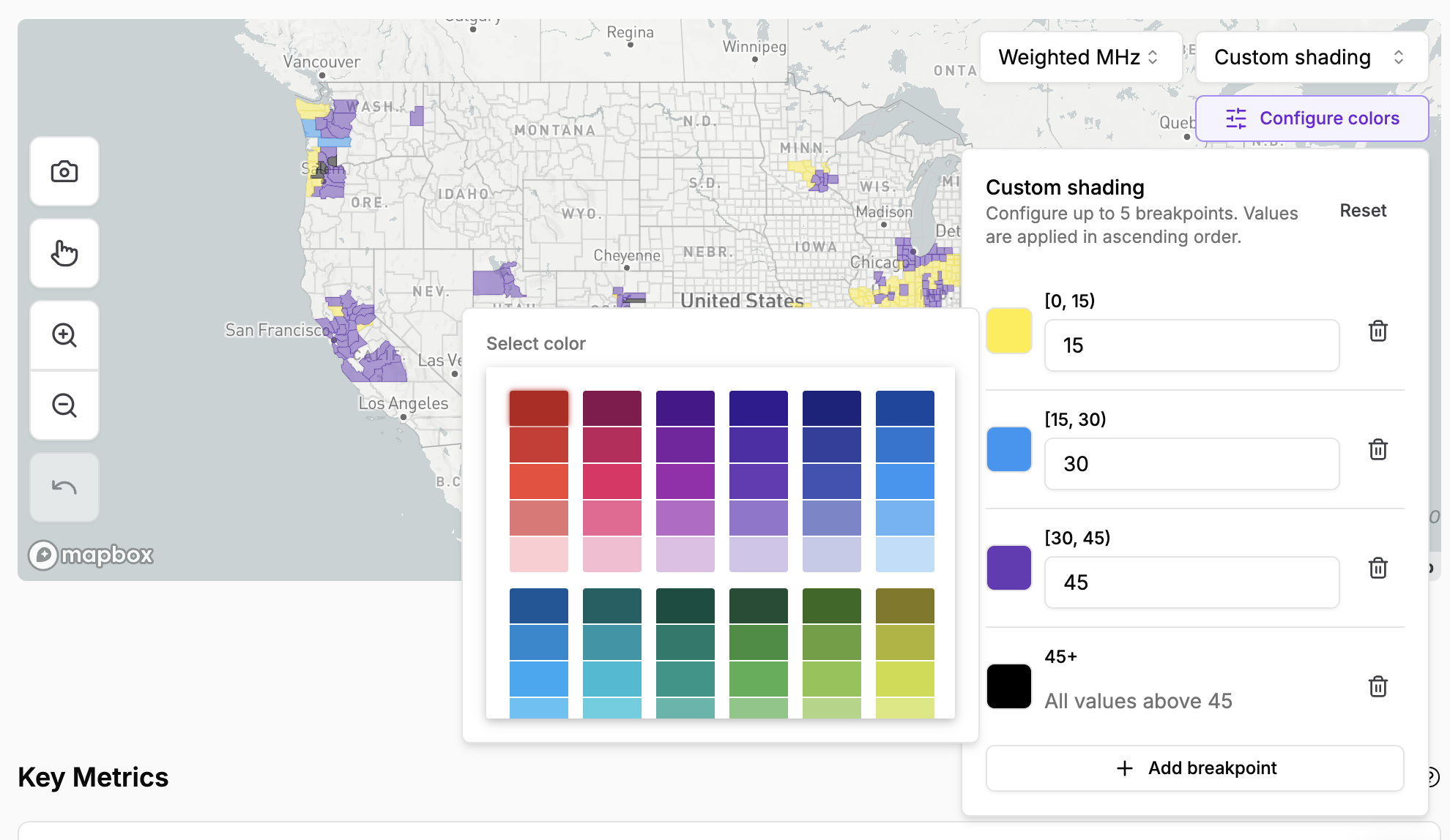Map Customization Palette