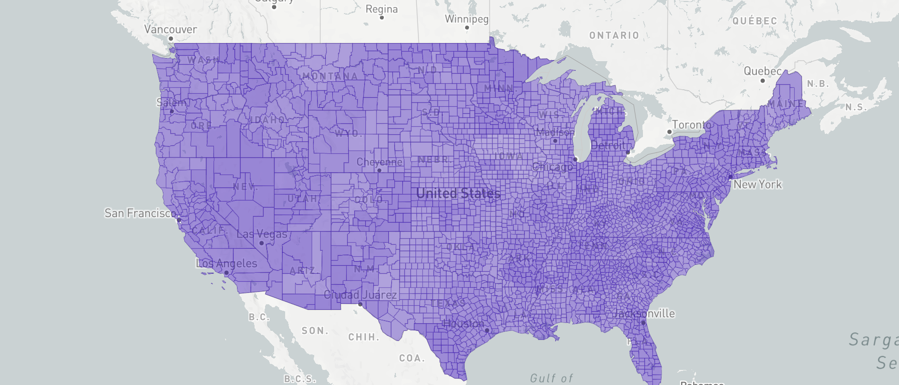 Continuous Shading with Low Contrast