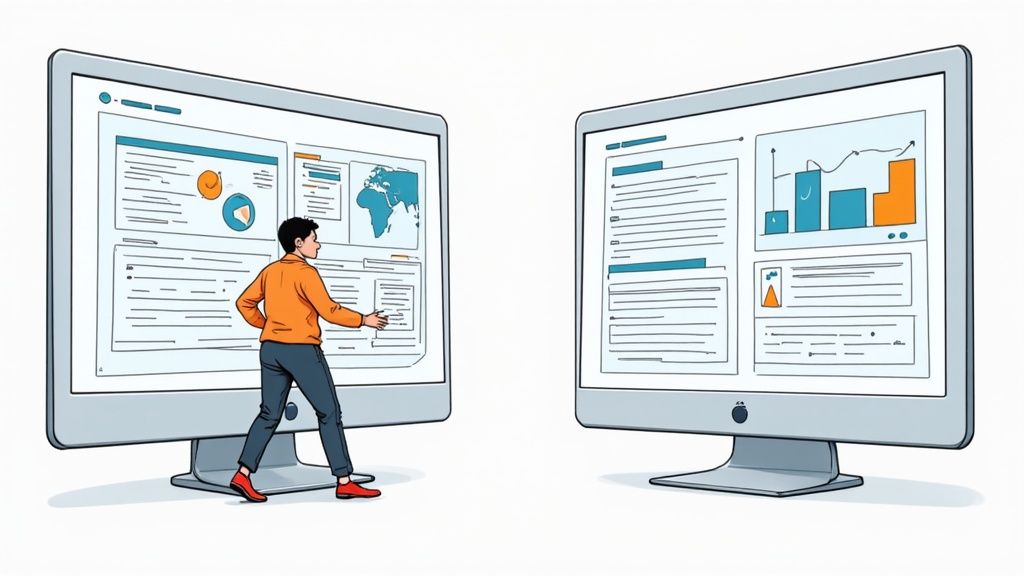 A graph showing a steep upward trend, representing the business impact and adoption of AI tools.