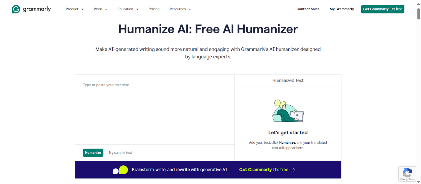 Source link: https://www.grammarly.com/ai-humanizer 