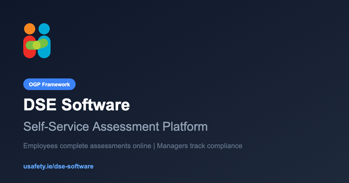 DSE assessment records and workstation programme