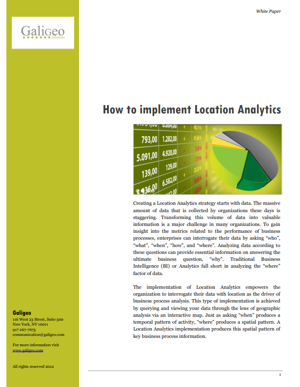 How to implement Location Analytics