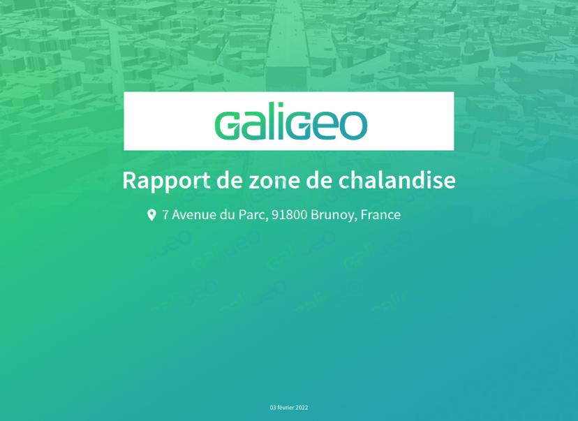Exemple : Rapport Zone de chalandise