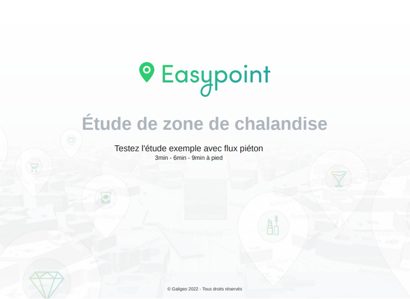 Exemple : Etude de marche Easypoint