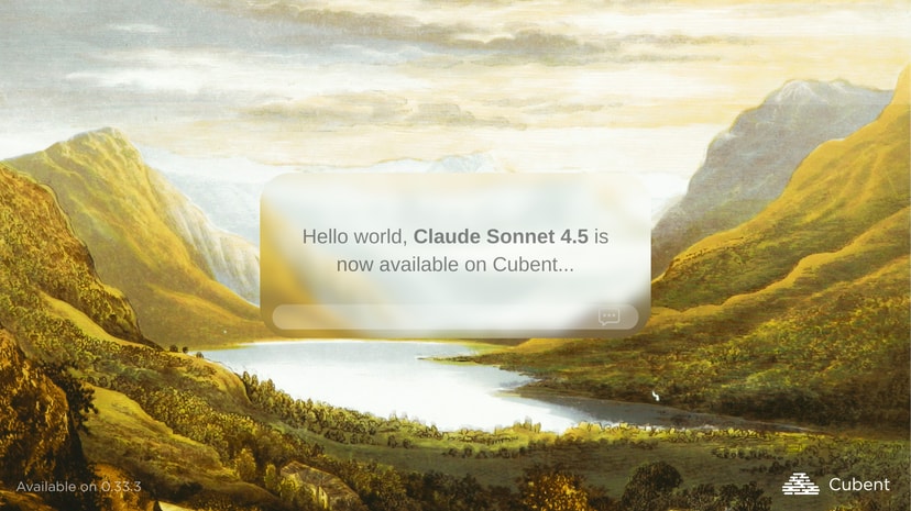 Claude 4.5 Is Live on Cubent