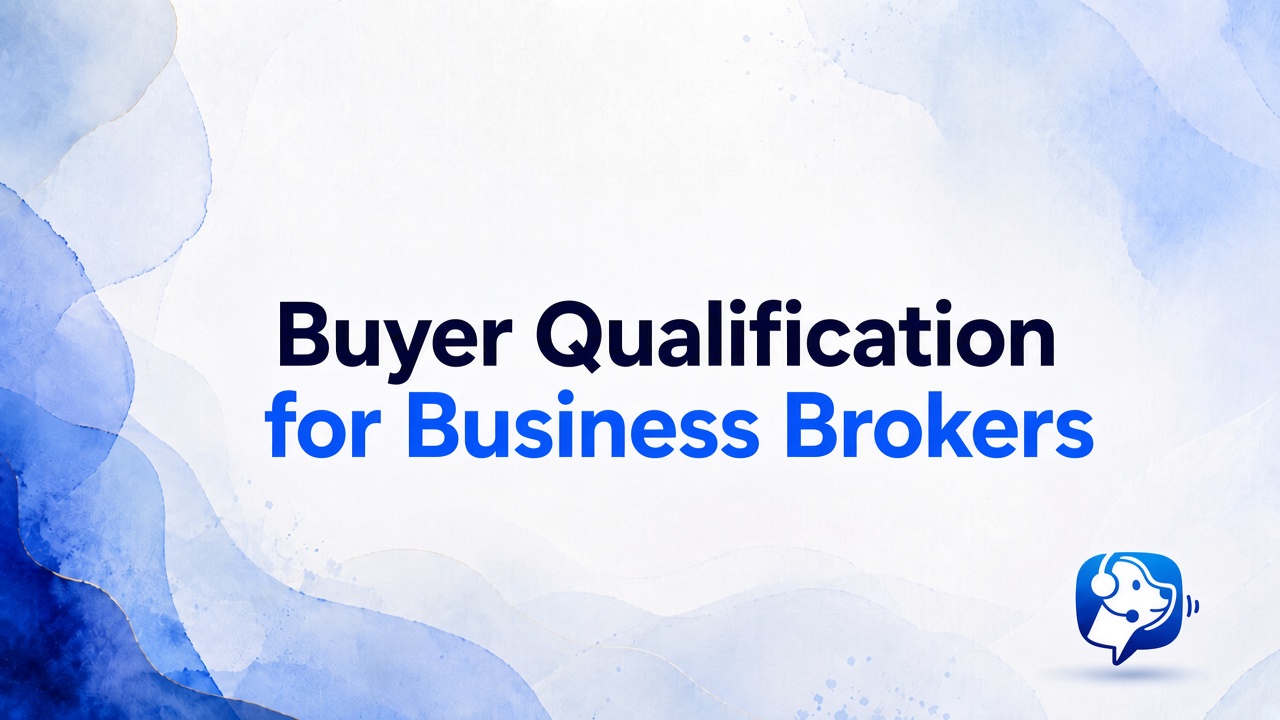 Business Broker Buyer Qualification