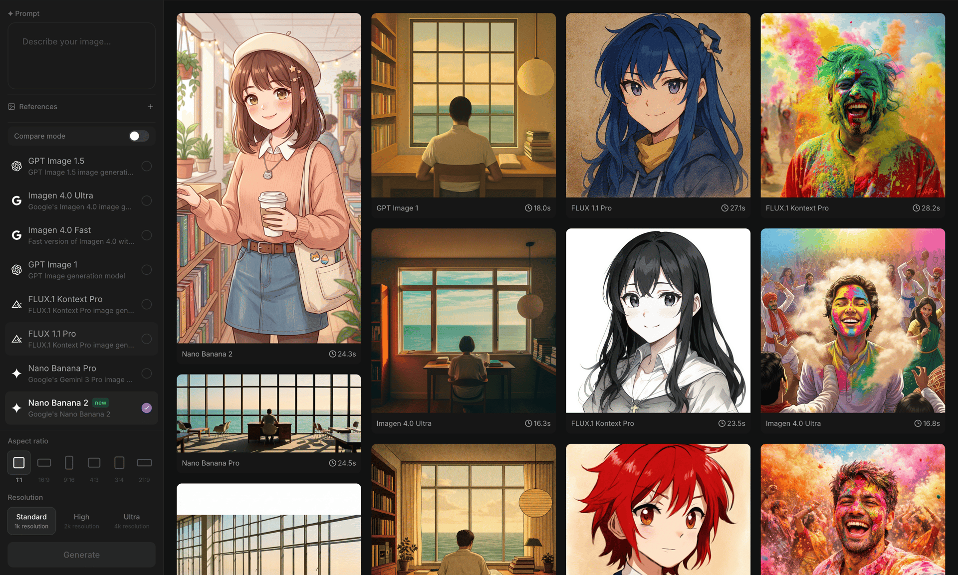 Introducing Image Studio: Pro-Level AI Generation & Side-by-Side Comparison 