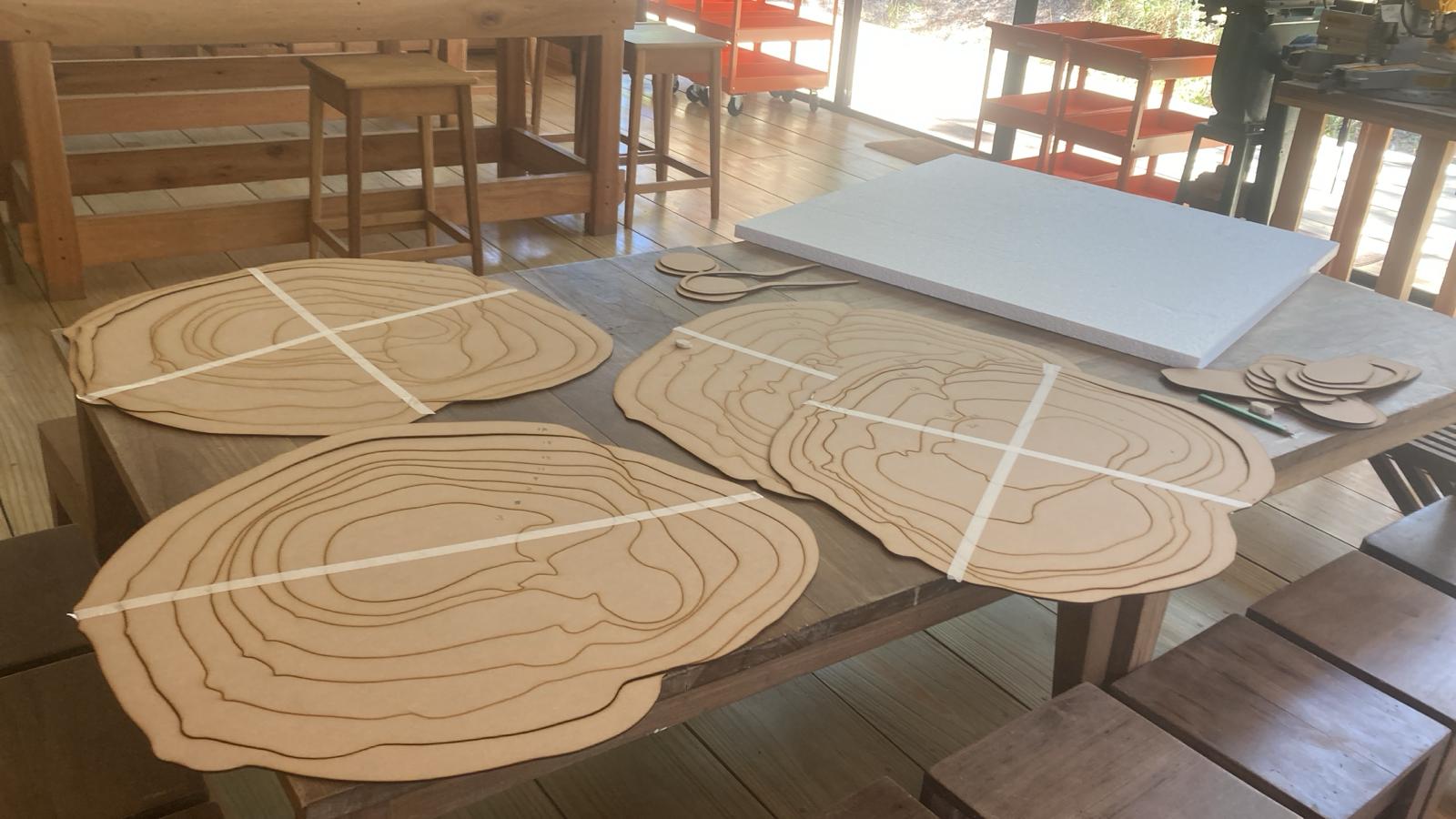 Plantillas cortadas con laser