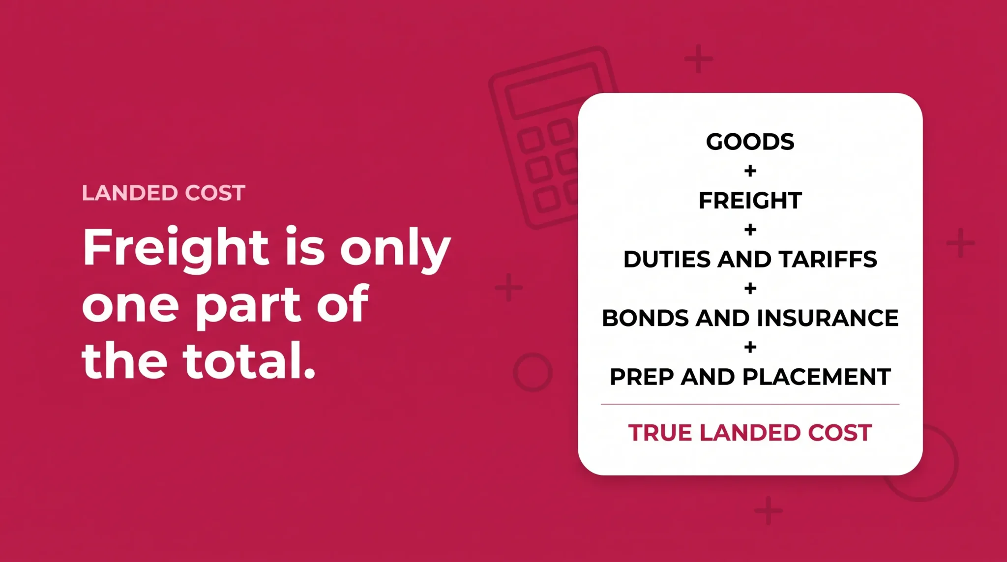 Amazon Global Logistics door-to-door freight overview