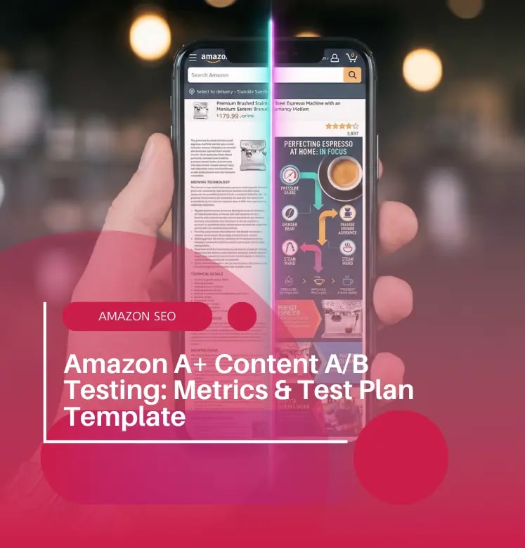 Amazon A+ Content A/B Testing: Metrics & Test Plan Template