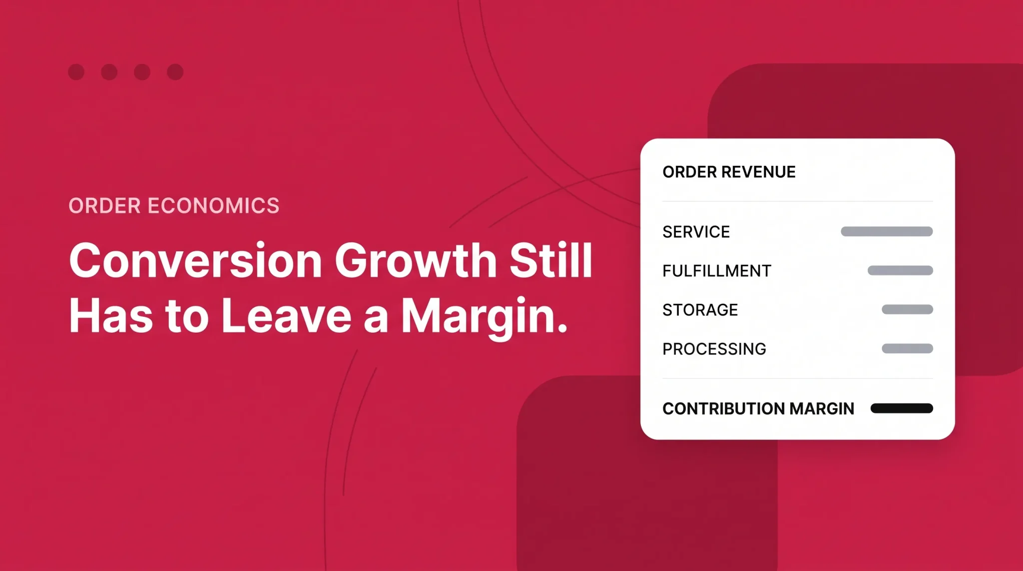 Banner highlighting contribution margin and the fee stack behind Buy with Prime economics