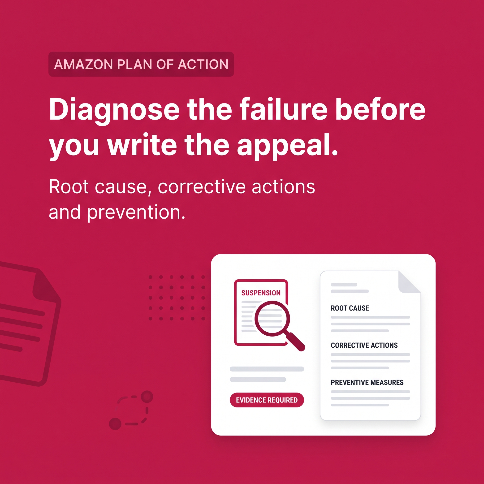 Amazon Plan of Action Template: How to Appeal a Suspension