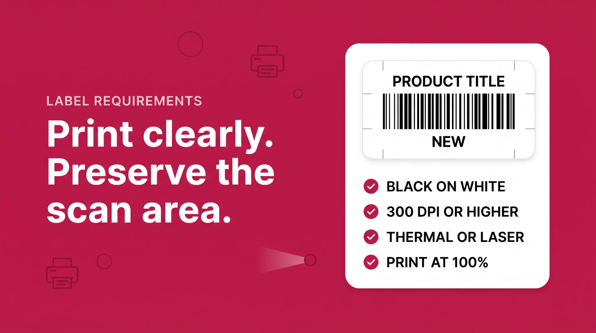 Amazon FNSKU label requirements
